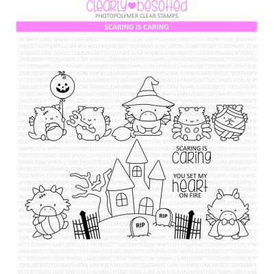 Clearly Besotted Stempel - Scaring Is Caring